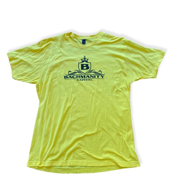 Silicon Valley Bachmanity Capital Yellow & Black Graphic T-Shirt HBO - Picture 9 of 13